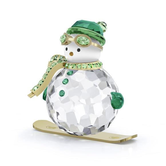 Swarovski Holiday Cheers Dulcis Snowman Green – Irish Crystal Company