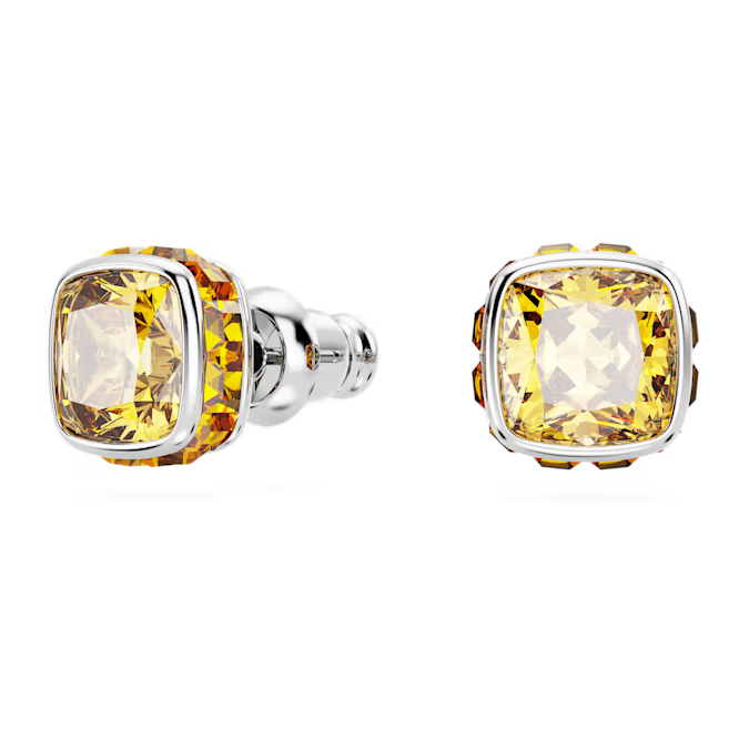 Swarovski Stud Yellow Earrings