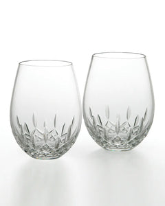 Waterford Crystal Lismore Nouveau Stemless Red Wine Set of 2