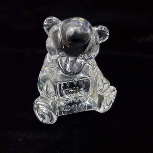 Waterford Crystal Baby Bear Brown Bag