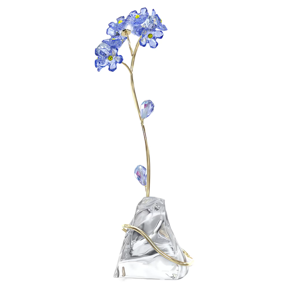 Swarovski 2024 NEW Florere Forget-Me-Not Flower With Base