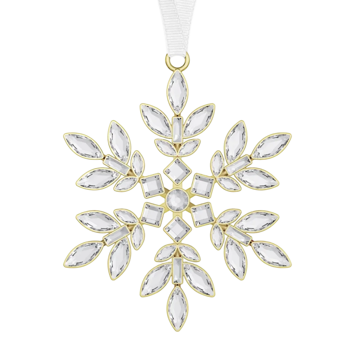 Swarovski 2026 NEW Gema Holiday Ornament Cear and Gold – Irish