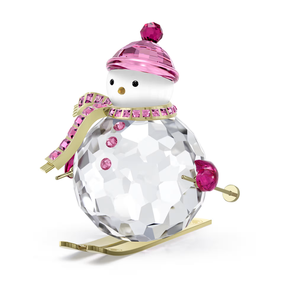 Swarovski Holiday Cheers Dulcis Snowman Pink