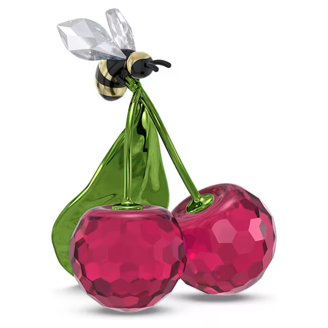 Swarovski 2024 NEW Colored Nature Idyllia Bee and Cherry