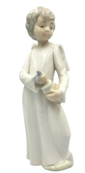 Lladro NAO Guardian Angel with Jar