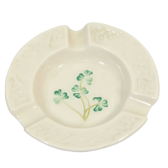 Belleek Pottery Tray Ashtray