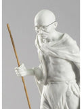 Lladro Mahatma Gandhi Figurine. White