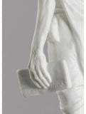 Lladro Mahatma Gandhi Figurine. White