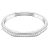 Swarovski Matrix Bangle Baguette Octagon Rhodium Plated