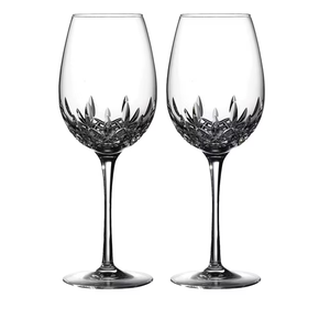 Waterford Crystal Lismore Essence Red Wine/Goblet, Pair