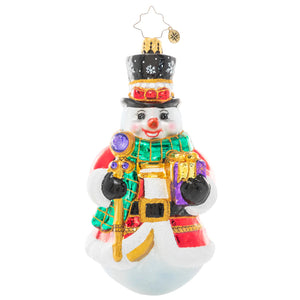 Christopher Radko Holiday Splendor Snowman Ornament Limited Edition