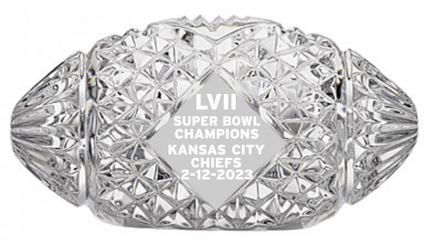 Kansas City Chiefs Super Bowl LVII Champions Glass Ball Christmas Ornament