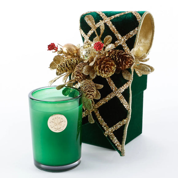 Lux Noble Fir 8oz Candle Gift Box