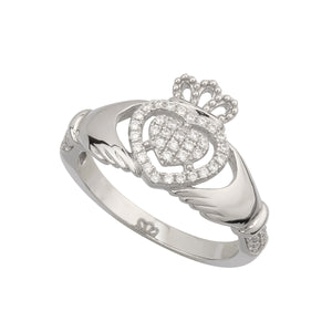 Claddagh Sterling Heart Ring