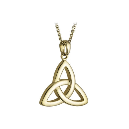 Solvar 14ct Gold Trinity Knot Necklace