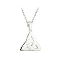 Solvar Sterling Silver Trinity Knot Necklace