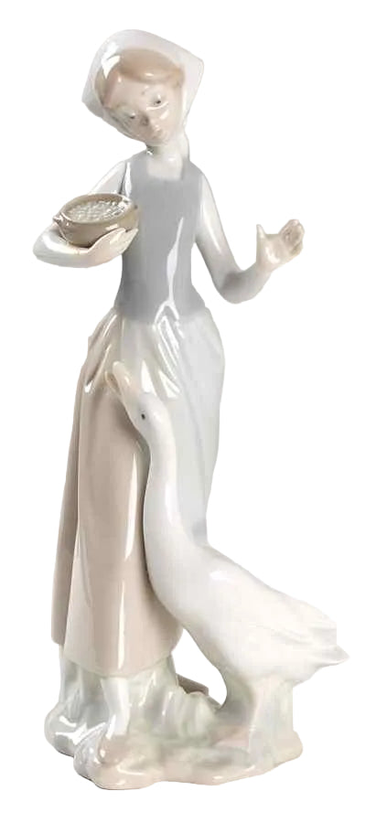 Lladro Girl with Duck